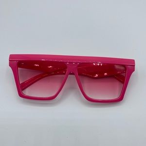 Flat Top Pink Gradient Sunglasses